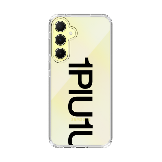 Slim Protection Case for Samsung Galaxy A55［ 1PIU1UGUALE3 - Logo Bold - Black ］