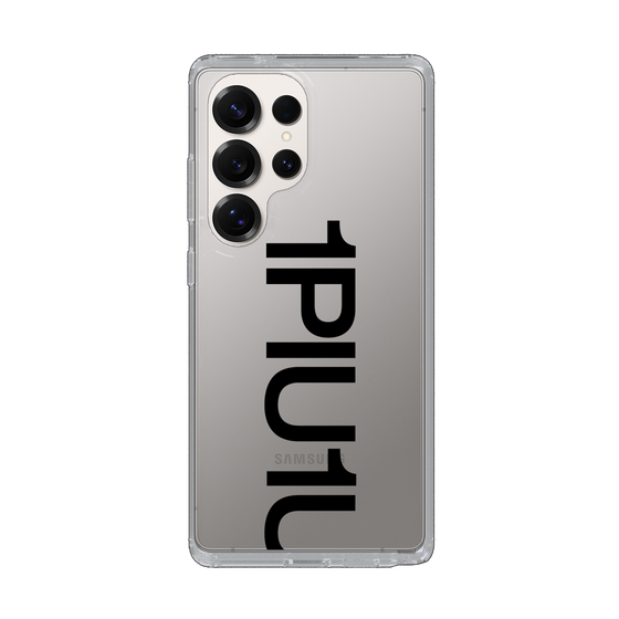 Slim Protection Case for Samsung Galaxy S25 Ultra［ 1PIU1UGUALE3 - Logo Bold - Black ］