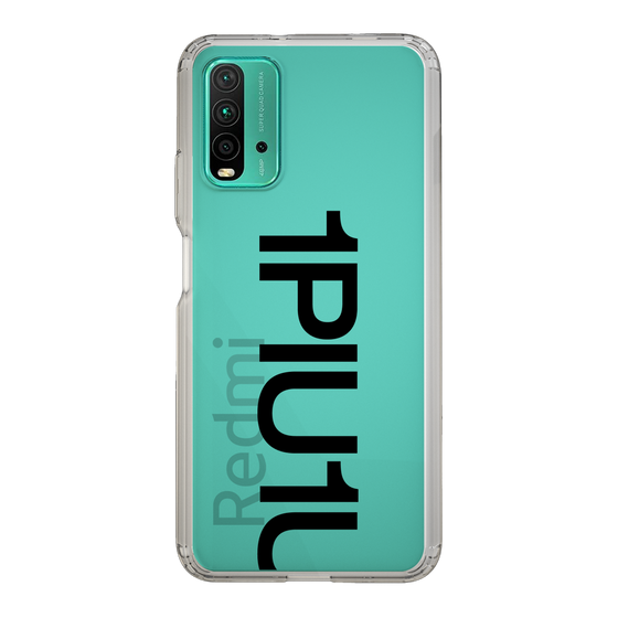 Slim Protection Case for Xiaomi Redmi 9T［ 1PIU1UGUALE3 - Logo Bold - Black ］
