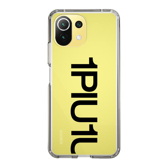 Slim Protection Case for Xiaomi Mi 11 Lite 5G［ 1PIU1UGUALE3 - Logo Bold - Black ］