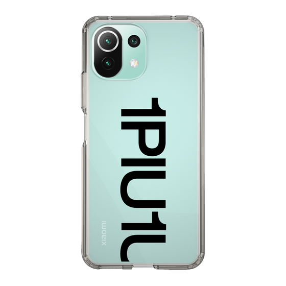 Slim Protection Case for Xiaomi Mi 11 Lite 5G［ 1PIU1UGUALE3 - Logo Bold - Black ］