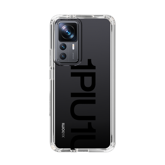 Slim Protection Case for Xiaomi 12T Pro［ 1PIU1UGUALE3 - Logo Bold - Black ］