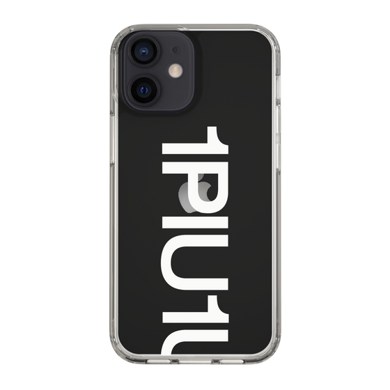 Slim Protection Case for Apple iPhone 12 mini［ 1PIU1UGUALE3 - Logo Bold -White ］