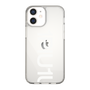 Slim Protection Case for Apple iPhone 12 mini［ 1PIU1UGUALE3 - Logo Bold -White ］
