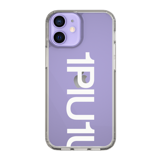 Slim Protection Case for Apple iPhone 12 mini［ 1PIU1UGUALE3 - Logo Bold -White ］