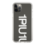 Slim Protection Case for Apple iPhone 12 Pro［ 1PIU1UGUALE3 - Logo Bold -White ］