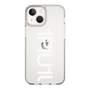Slim Protection Case for Apple iPhone 13 mini［ 1PIU1UGUALE3 - Logo Bold -White ］