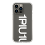 Slim Protection Case for Apple iPhone 13 Pro［ 1PIU1UGUALE3 - Logo Bold -White ］