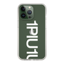 Slim Protection Case for Apple iPhone 13 Pro［ 1PIU1UGUALE3 - Logo Bold -White ］