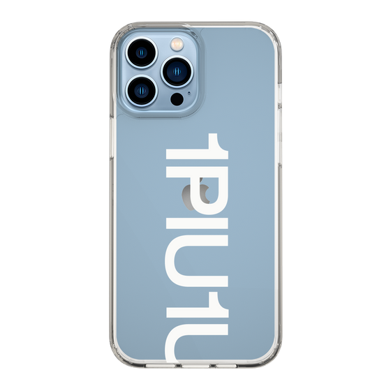 Slim Protection Case for Apple iPhone 13 Pro Max［ 1PIU1UGUALE3 - Logo Bold -White ］