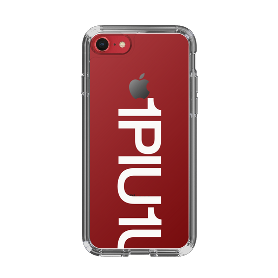 Slim Protection Case for Apple iPhone 8［ 1PIU1UGUALE3 - Logo Bold -White ］