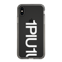 Slim Protection Case for Apple iPhone X［ 1PIU1UGUALE3 - Logo Bold -White ］