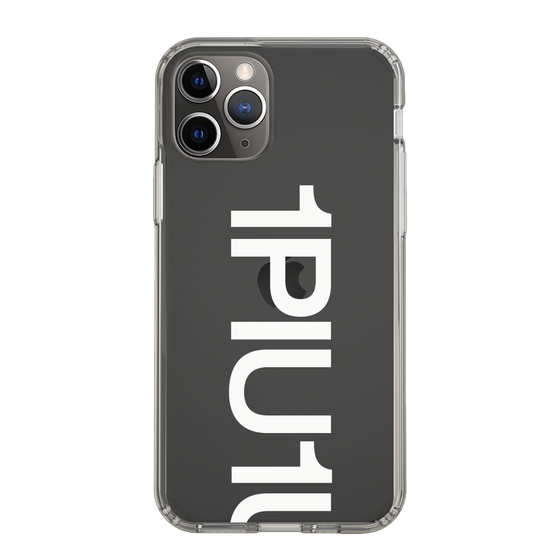 Slim Protection Case for Apple iPhone 11 Pro［ 1PIU1UGUALE3 - Logo Bold -White ］