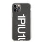 Slim Protection Case for Apple iPhone 11 Pro［ 1PIU1UGUALE3 - Logo Bold -White ］