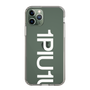 Slim Protection Case for Apple iPhone 11 Pro［ 1PIU1UGUALE3 - Logo Bold -White ］