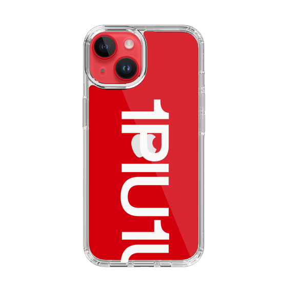 Slim Protection Case for Apple iPhone 14［ 1PIU1UGUALE3 - Logo Bold -White ］