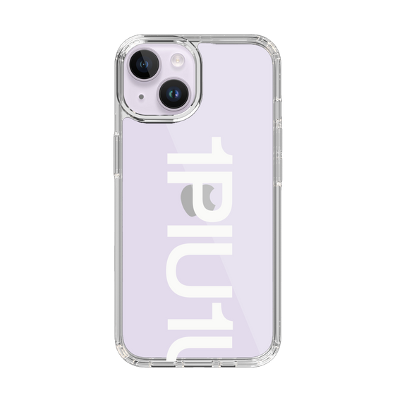 Slim Protection Case for Apple iPhone 14［ 1PIU1UGUALE3 - Logo Bold -White ］