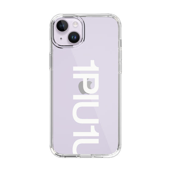 Slim Protection Case for Apple iPhone 14 Plus［ 1PIU1UGUALE3 - Logo Bold -White ］