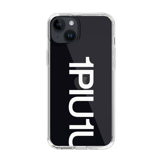 Slim Protection Case for Apple iPhone 14 Plus［ 1PIU1UGUALE3 - Logo Bold -White ］