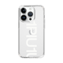 Slim Protection Case for Apple iPhone 14 Pro［ 1PIU1UGUALE3 - Logo Bold -White ］