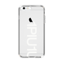 Slim Protection Case for Apple iPhone 6s Plus［ 1PIU1UGUALE3 - Logo Bold -White ］