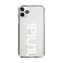 Slim Protection Case for Apple iPhone 11 Pro Max［ 1PIU1UGUALE3 - Logo Bold -White ］