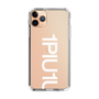 Slim Protection Case for Apple iPhone 11 Pro Max［ 1PIU1UGUALE3 - Logo Bold -White ］