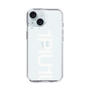 Slim Protection Case for Apple iPhone 15［ 1PIU1UGUALE3 - Logo Bold -White ］
