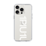 Slim Protection Case for Apple iPhone 15 Pro Max［ 1PIU1UGUALE3 - Logo Bold -White ］