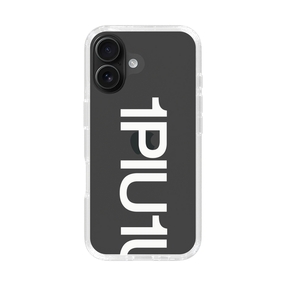 Slim Protection Case for Apple iPhone 16［ 1PIU1UGUALE3 - Logo Bold -White ］