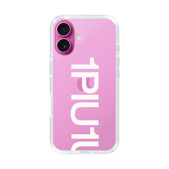 Slim Protection Case for Apple iPhone 16［ 1PIU1UGUALE3 - Logo Bold -White ］