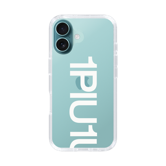 Slim Protection Case for Apple iPhone 16［ 1PIU1UGUALE3 - Logo Bold -White ］