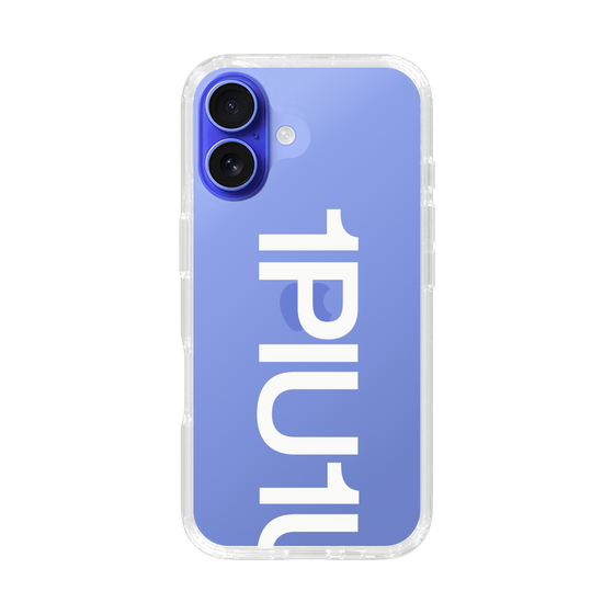 Slim Protection Case for Apple iPhone 16［ 1PIU1UGUALE3 - Logo Bold -White ］