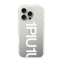 Slim Protection Case for Apple iPhone 16 Pro［ 1PIU1UGUALE3 - Logo Bold -White ］