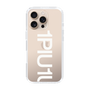 Slim Protection Case for Apple iPhone 16 Pro［ 1PIU1UGUALE3 - Logo Bold -White ］
