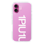 Slim Protection Case for Apple iPhone 16 Plus［ 1PIU1UGUALE3 - Logo Bold -White ］