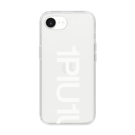 Slim Protection Case for Apple iPhone 16e［ 1PIU1UGUALE3 - Logo Bold -White ］