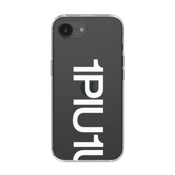 Slim Protection Case for Apple iPhone 16e［ 1PIU1UGUALE3 - Logo Bold -White ］