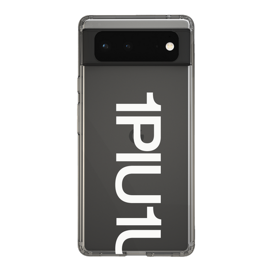 Slim Protection Case for Google Pixel 6［ 1PIU1UGUALE3 - Logo Bold -White ］