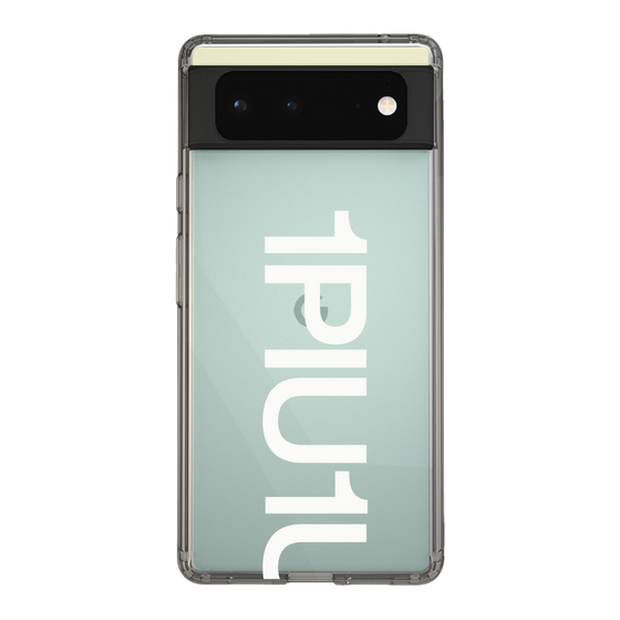 Slim Protection Case for Google Pixel 6［ 1PIU1UGUALE3 - Logo Bold -White ］