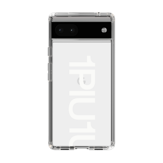 Slim Protection Case for Google Pixel 6a［ 1PIU1UGUALE3 - Logo Bold -White ］