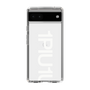Slim Protection Case for Google Pixel 6a［ 1PIU1UGUALE3 - Logo Bold -White ］