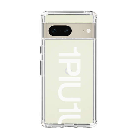Slim Protection Case for Google Pixel 7［ 1PIU1UGUALE3 - Logo Bold -White ］