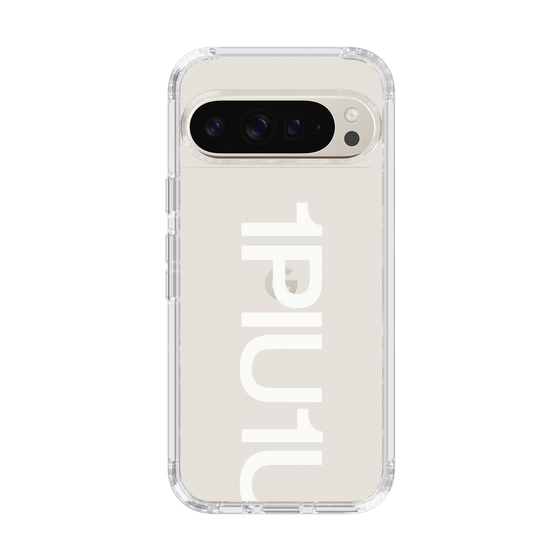 Slim Protection Case for Google Pixel 9 Pro XL［ 1PIU1UGUALE3 - Logo Bold -White ］