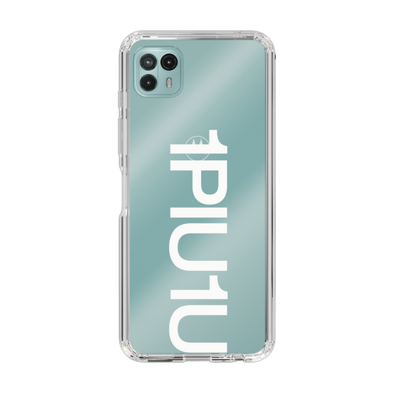 Slim Protection Case for Motorola moto g50 5G［ 1PIU1UGUALE3 - Logo Bold -White ］