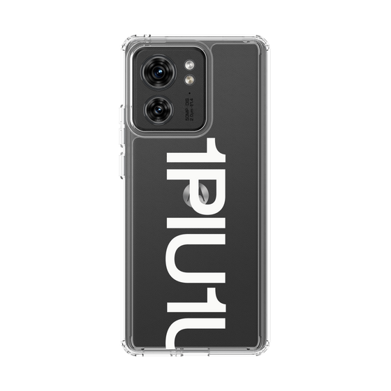 Slim Protection Case［ 1PIU1UGUALE3 - Logo Bold - White ］