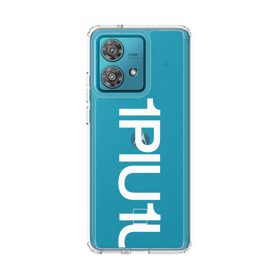 Slim Protection Case［ 1PIU1UGUALE3 - Logo Bold - White ］