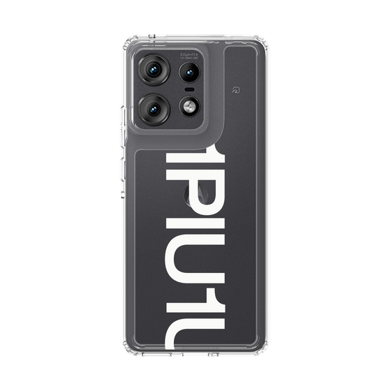 Slim Protection Case［ 1PIU1UGUALE3 - Logo Bold - White ］