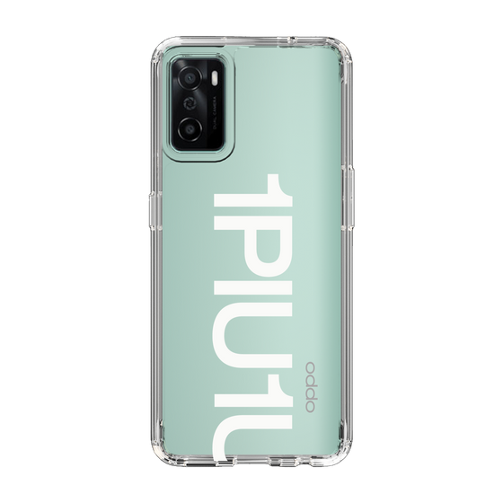 Slim Protection Case for OPPO A55s 5G［ 1PIU1UGUALE3 - Logo Bold -White ］