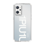 Slim Protection Case for OPPO Reno7 A［ 1PIU1UGUALE3 - Logo Bold -White ］